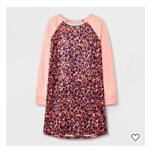 Girls' Animal Long Sleeve NightGown - Cat & Jack™ Pink. BRAND NEW!!!